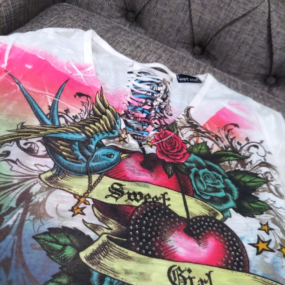 Girl Rocker Inspired Graphic Tee